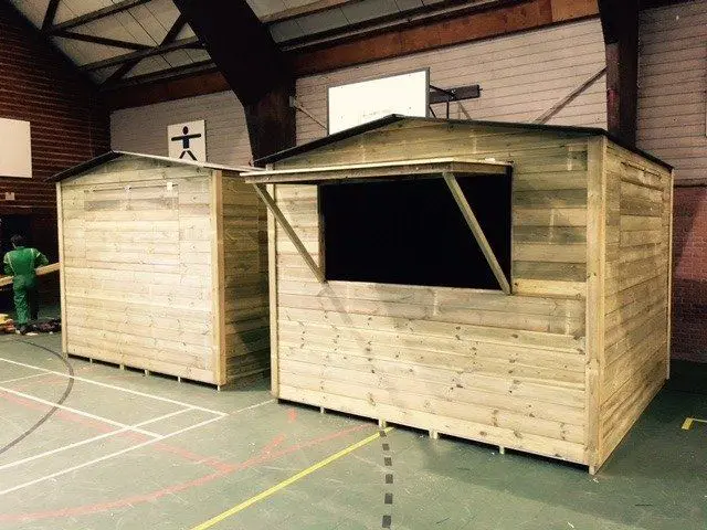 Nordische Holzhütte 3×3 m